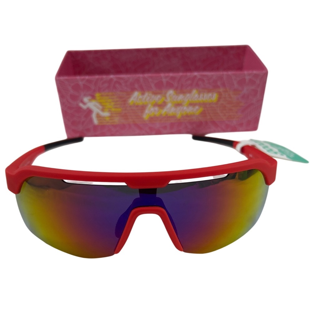 Goodr Bolt G Dantes Shin Splint Inferno Red Polarized Sunglasses